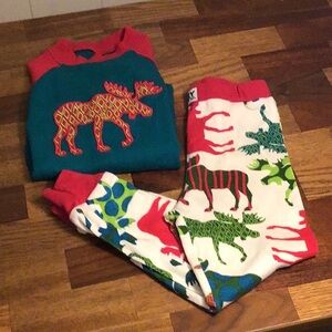 Boys Christmas pajamas lazy one sz 2t